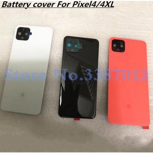 New For Google Pixel4 Pixel 4 XL Back Battery Cover Door Rear Glass Housing Case Replacement