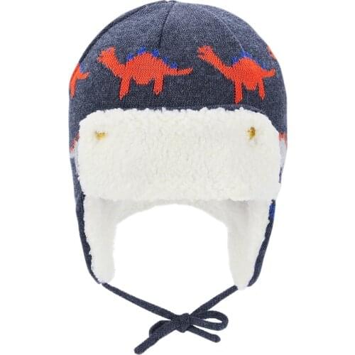 Winter Warm Baby Hats Infant Toddlers Boys Girls Pilot Aviator Warm Caps Soft Eargflap Hat Beanies Cap Pilot Cap For 0-4 years