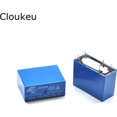 100Pcs Relay DIP5 SMI-05VDC-SL-C SMI-12VDC-SL-C SMI-24VDC-SL-C 10A