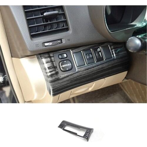 2pcs/Lot ABS Headlight Adjustment Switch Decoration Cover For 2009-2014 Toyota Highlander Car Accessories