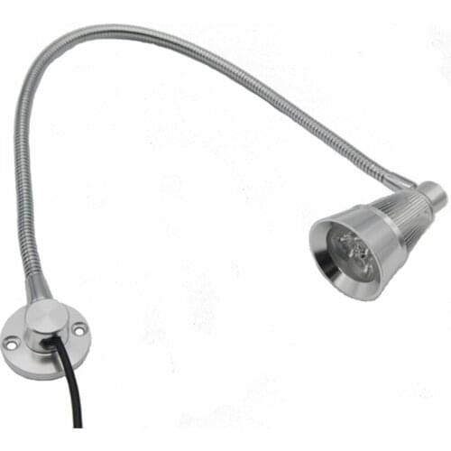 3W WALL MOUNTED BEDSIDE LED READING LIGHT
