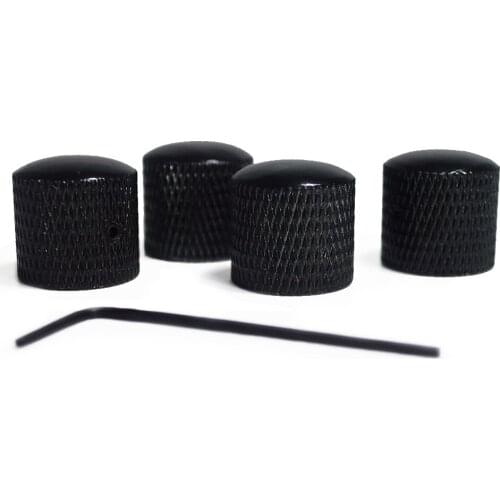 4pcs Guitar Bass Tone Knobs Volume Control Knobs Guitar Parts & Accessories