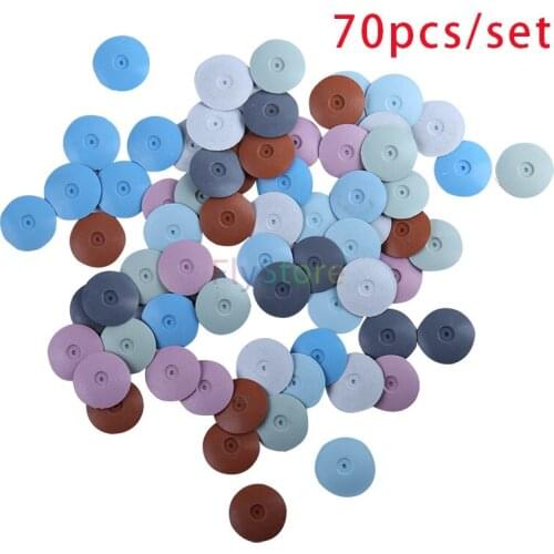 70pcs / set dental laboratory silicone polishing wheel for dental office rotating tools