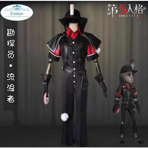 Anime! Identity V Norton Campbell Prospector Vagrant Game Suit Uniform Halloween Carnival Party Outfit For Women/Men 2021 NEW