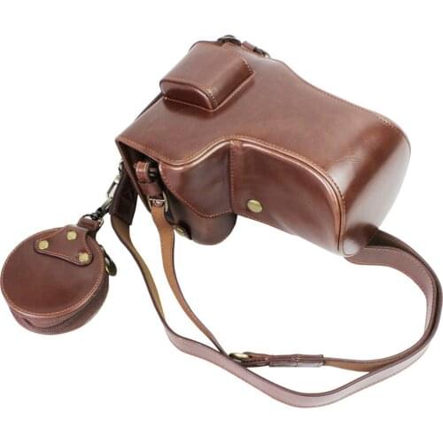 PU Leather case Camera bag cover For Sony ILCE-9 A9 a9 A7III A7M3 A7RIII A7RM3 A7 III portable shell pouch With Battery Opening