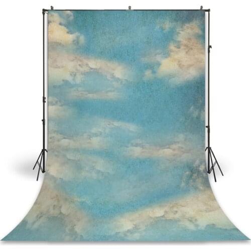 HUAYI Photography Backdrop Newborns Baby Child Photo Booth Background Grunge Clouds Sky Studio Birthday Photo Backdrop D-9686