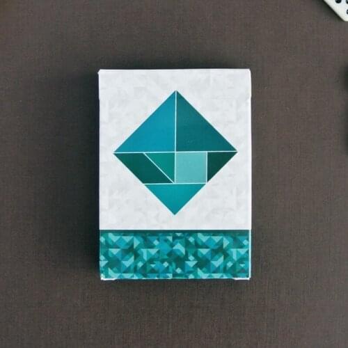Tangram Playing Cards Sea Edition the Seven Stones of Wisdom Poker Size Deck USPCC Custom Limited Edition Sealed Magic Props
