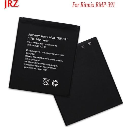 JRZ 3.7V 1400mAh High Quality battery For Ritmix RMP-391 phone Replacement Batteries Bateria For Ritmix RMP-391