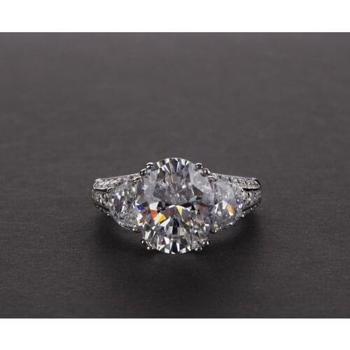 2021 New Real 925 Sterling Silver Ring 9*11MM Oval Cut Aqumarine Citrine Pink Gemstone Charm Womens Anniversary Fashion Jewelry