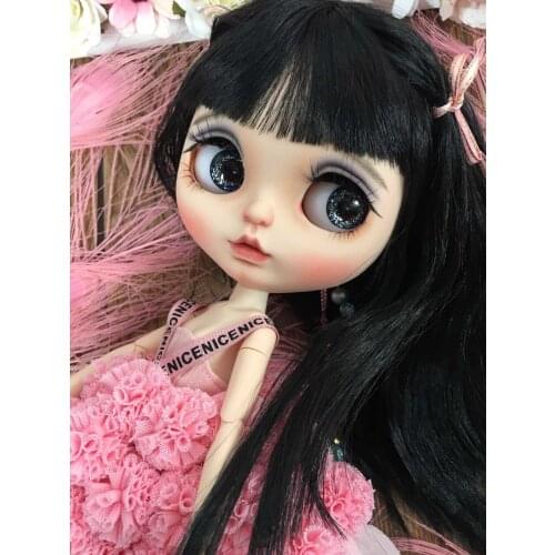 Customization doll DIY Nude blyth doll For Girls nude doll beautiful girl 2019 not include clothes)