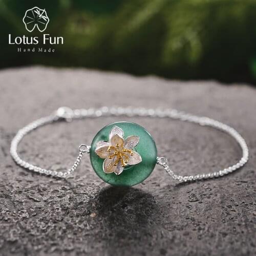Браслеты из камней Lotus Fun China At AliExpress