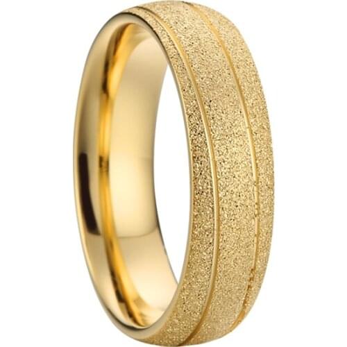 Promise Rings Titanium Stainless Steel men rings Emery Gold Plated wholesale lots bulk