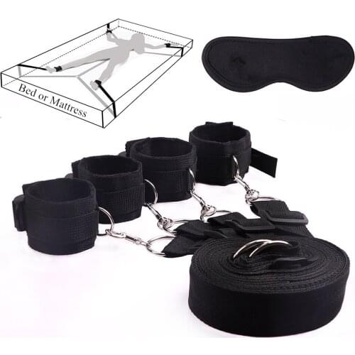 BDSM New arrival Adult Sex Products Sex Bondage Set Bondage Bed Games Women Handcuffs Ankle Couples Sex Toys Juguetes sexules