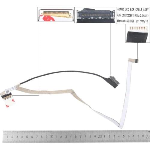 New LCD LED Video Flex Cable For Dell E5570 m3510 P48F DC02C00B610 09TKMN 30pin,ORG PN:DC02C00B610 09TKMN