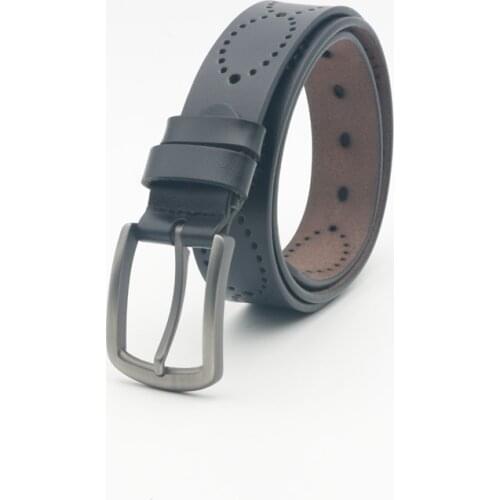 WESTERN AUSPICIOUS Belt Genuine Leather Straps Unisex Alloy Buckle Fashion Men Or Women Belts Cummerbunds