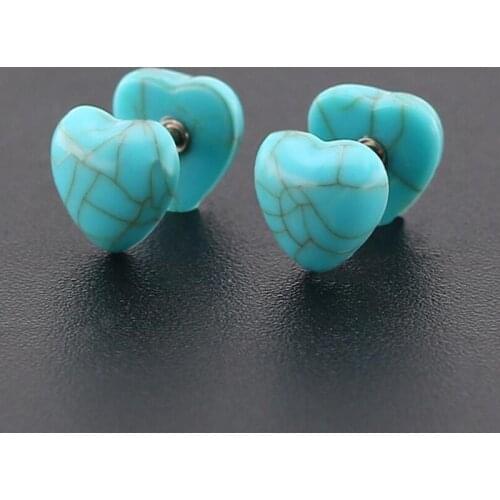 DOUBLEHEE 38 Trend Brief Titanium Stainless Steel 3 Colors Plated Men Earring Stud Earrings For Women Classic Jewelry