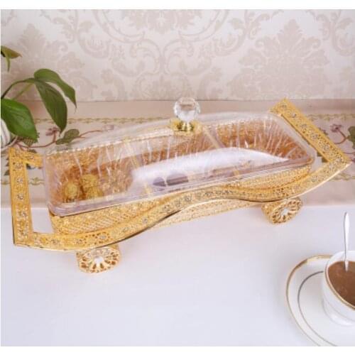 Dried Fruit Box with Hidden Fruit Box Creative Eating Plate Living Room Hotel Candy Nuts Home Decoration