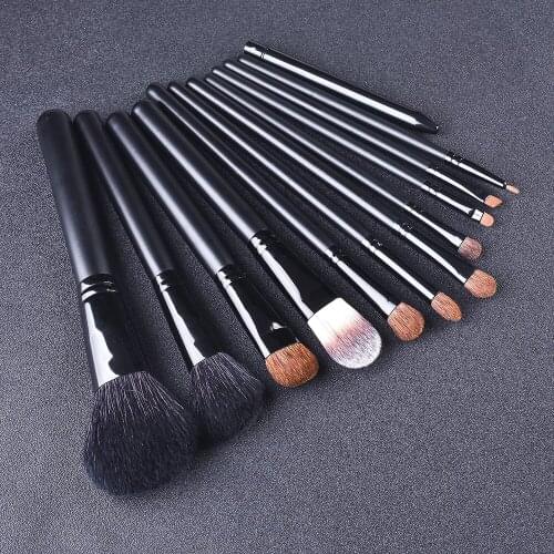 High Quality Makeup Brushes Sets Natural Hair With Bag Powder Contour Lip Blush Face Brush Cosmetic Beauty Tools with Bag