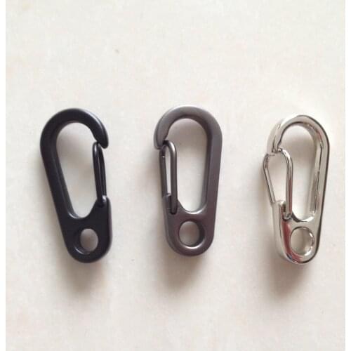 YOUGLE 100 Pcs/Lot Hanging Buckle Carabiner Karabiner Metal Hook Keychain Outdoor Hiking Camping Emergency Equipment