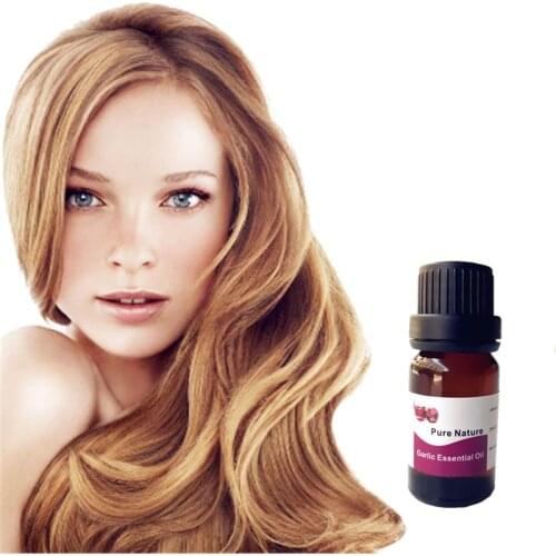 10ml Nature Garlic Oil Haircare Essential Oil Nourish Scalp Repair Dry Damage Hair Treatment Glycerol Nut Oil Hairdressing