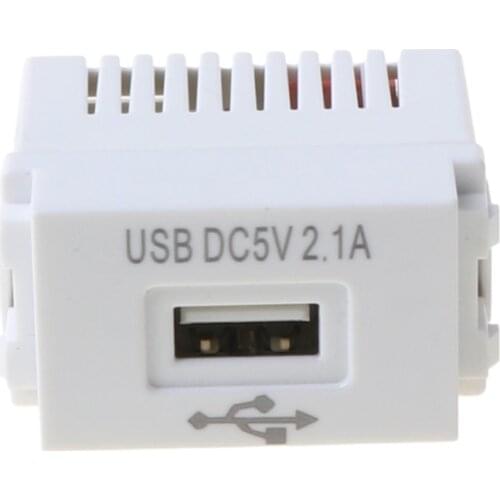 128Type 2.1A Mobile Phone Charging Panel USB Power Module 220 V to 5 V USB Interface Adapter Switching Module