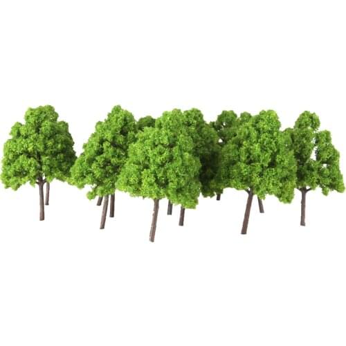 25Pcs Plastic Model Trees for Railways Park Street LANDSCAPE SCENERY 1/150 N