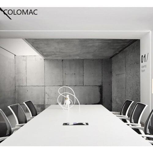 Colomac Custom 3D Visual Expansion Wallpaper Restaurant Gym Office Industrial Style Cement Mural Home Improvement Drop Shopping