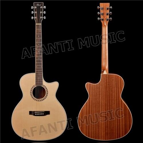 41 inch Acoustic/ Solid Spruce top / Sapele back and sides/ AFANTI Acoustic guitar (AFA-908)