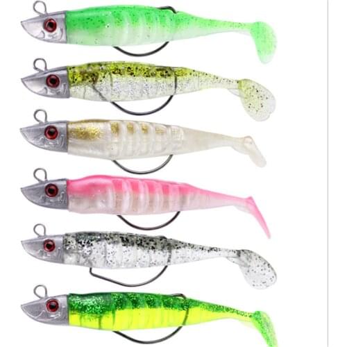3 PCS Hunthouse black minnow 9cm15g 11cm25g shiner fishing lure soft lure lead jig bait bass pike fishing leurre souple fishing