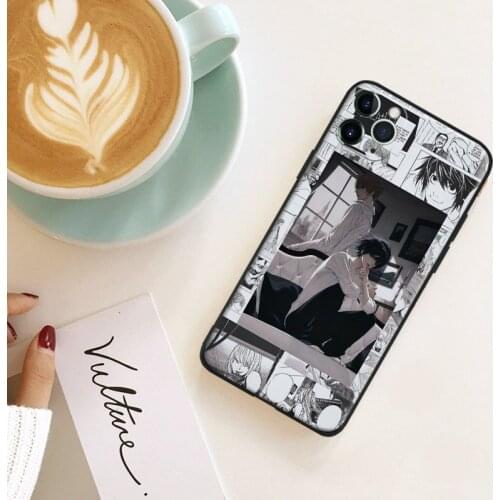 DEATH NOTE Anime Glass Soft Silicone Phone Case FOR IPhone SE 6s 7 8 Plus X XR XS 11 12 Mini Pro Max Sumsung Cover Shell
