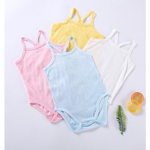Baby bodysuit bebe vestidos newborn baby girls clothes boys clothes bodysuit summer sleeveless children clothing kids overalls