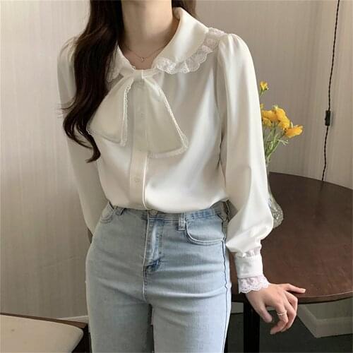 Блузки с бантом HziriP China At AliExpress