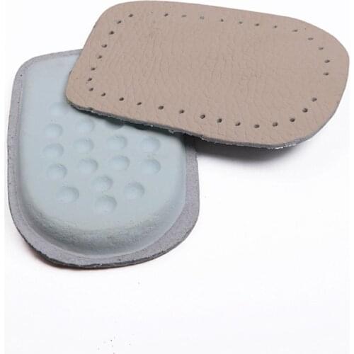 SexeMara Hot Selling Leather Shoes Pads Cushion Heel Cup Insoles Massager Inserts Heel Pain Spur Latex for Men and Women Shoes