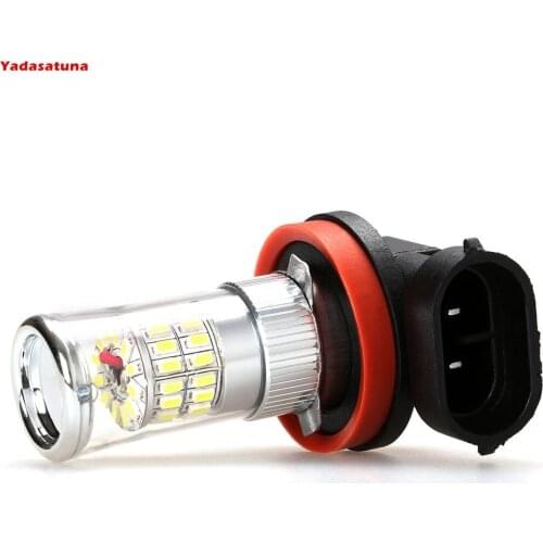 H10 9140 9145 9155 H8 H11 9005 9006 White LED Car Light Bulb 48X3014SMD Reflector Mirror Design for DRL Fog Lights Driving Lamps