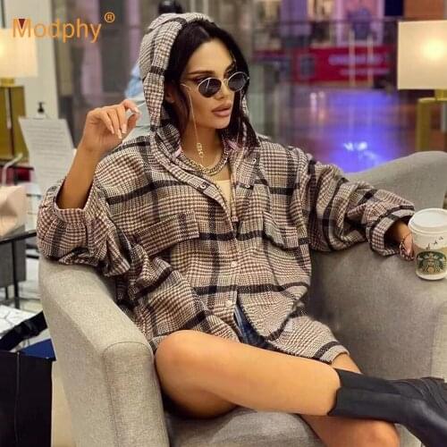 Modphy Women's Hooded Coats