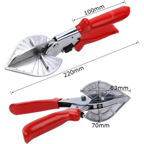 Adjustable Angle Scissors 45-135 Degree Bevel Scissors Wire Groove Clip Edge Banding Buckle Scissors Woodworking Tools