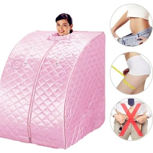 Steam Sauna Weight Loss Stainless Steel Pipe Support Home Sauna Steam Indoor Health Care Sauna Cabin Steam Shower Room