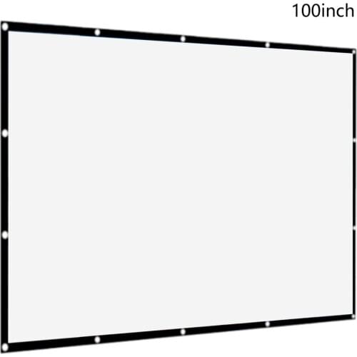 Portable Polyester Soft Screen Projector Outdoor Film Projection Screen Home Theater Movie Screen Indoor Projection Screen