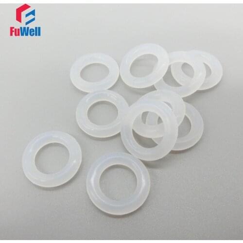 Food Grade White O-ring Seals Silicon 5mm Thickness Rubber O Ring Sealing Gasket OD 75/80/85/90/95/100/105/110/115/120/125mm