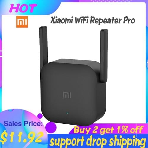 Xiaomi WiFi Repeater Pro роутер wi fi 300M Mi-Amplifier Network Expander Router Power Extender Roteador 2 Antenna repetidor wifi