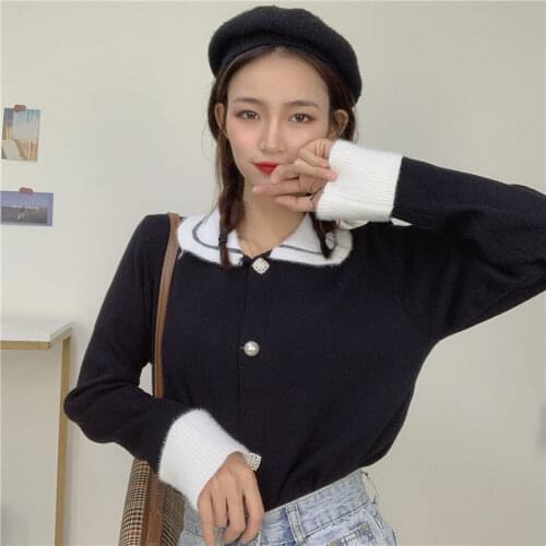 Woman Sweaters Pullover Knitwear Coat Vintage Sweater Autumn Winter Coat Femme Chandails