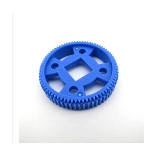 64T square hole gear M0.5 thick porous model transformation model DIY crawler wheel robot toy accessories big wheel