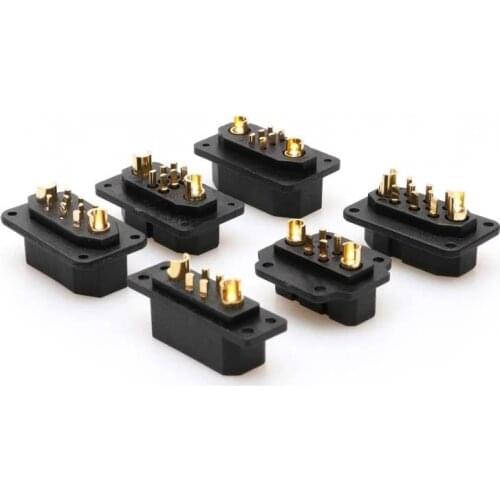 1pair Servo Male Female Adapter Quick Release Plug 4/6/8/9Pin Connector for Gasoline Turbojet Drone RC VTOL Model Aircraft Parts