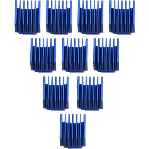 10pcs/Lot Stepper Driver Heatsink Stepper Motor Driver Heatsink Cooling Heatsink Fin for 3D Printer Parts