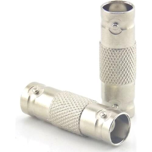 2pcs BNC Female Connector to BNC Female Coupler Adapter Connector Female Connector for CCTV ip Camera
