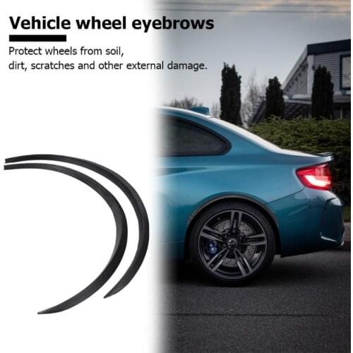 2pcs 72cm Car Fender Flares Arch Wheel Eyebrow Auto Mudguard Fender Flare Wheel Lip Body Kit Protector Cover Mud Guard Universal