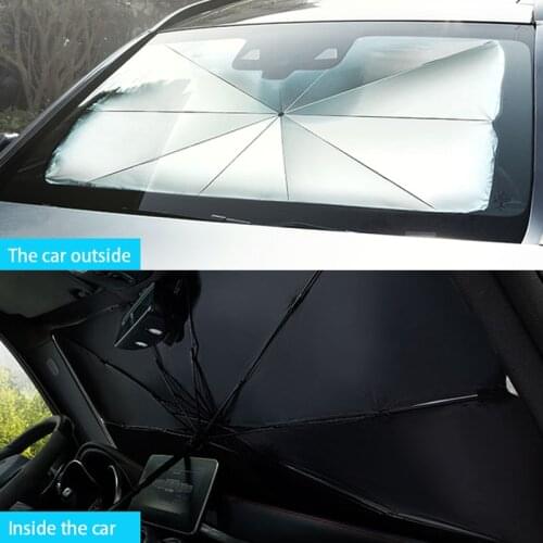 Car Window Sunshade Anti UV Reflector Sun Visor Film Universal Sun Shade Cover for Cars Foldable Umbrella Auto Accessories