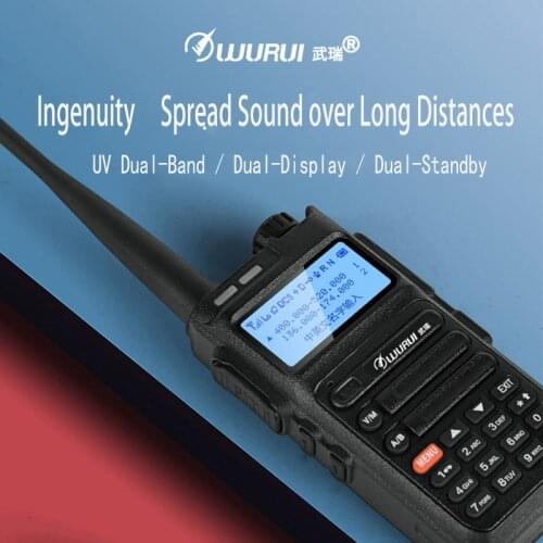 1pz UV Dual Band Wireless Walkie-Talkie 128 Channels Radio Stations 10km Wurui UV5F Plus Professional VOX Two-Way Radio Scanner