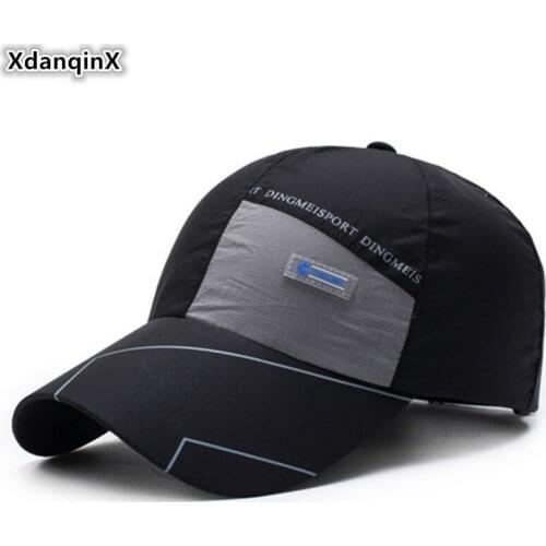 Novelty Stitching Personality Baseball Cap 2020 Summer Ultra-thin Breathable Womens Sports Hat Adjustable Adult Men Fishing Cap