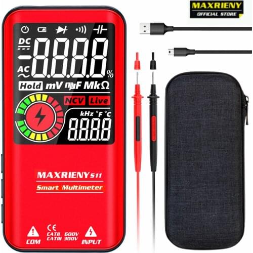 3.3in LCD Display digital Multimeter Temperature NCV Voltage Resistance Capacitance Frequency Duty Ratio Diode Continuity Tester